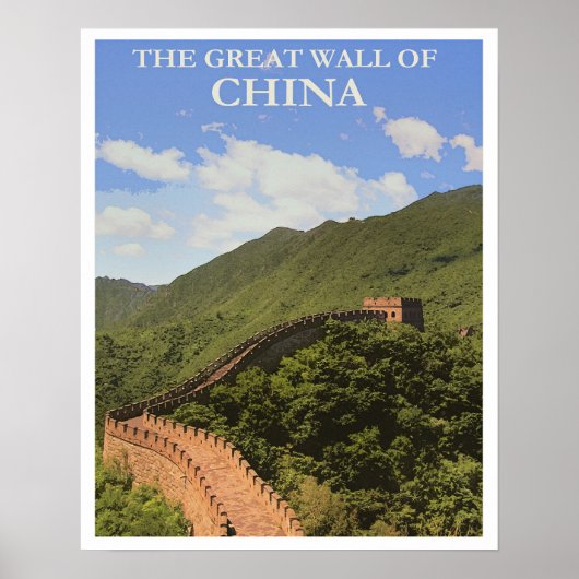 De Grote Muur van China Poster (Voorkant)