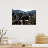 De Grote Muur van China Poster (Keuken)