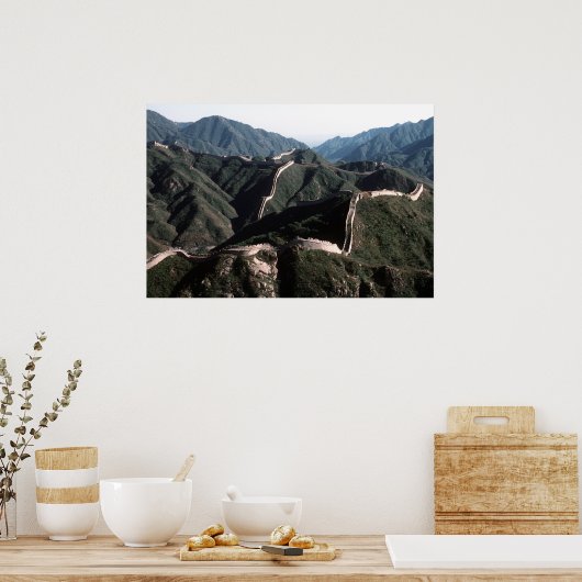 De Grote Muur van China Poster (Keuken)