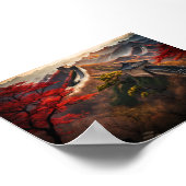 De grote muur van China Poster (Hoek)