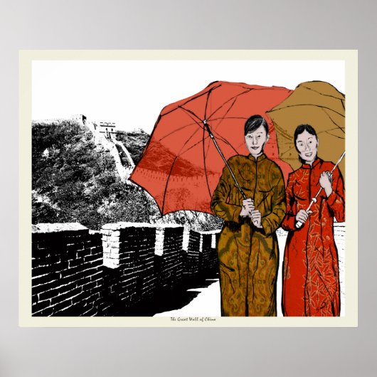 De Grote Muur van China Poster (Voorkant)