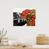 De Grote Muur van China Poster (Keuken)