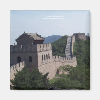De grote muur van china souvenier magneet