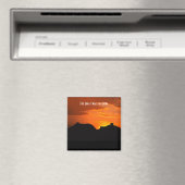 De Grote Muur van China (zonsondergang) Magneet (Insitu (Vaatwasser))