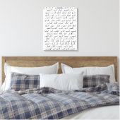 De grote namen voor Allah Canvas Afdruk (Insitu (Slaapkamer))