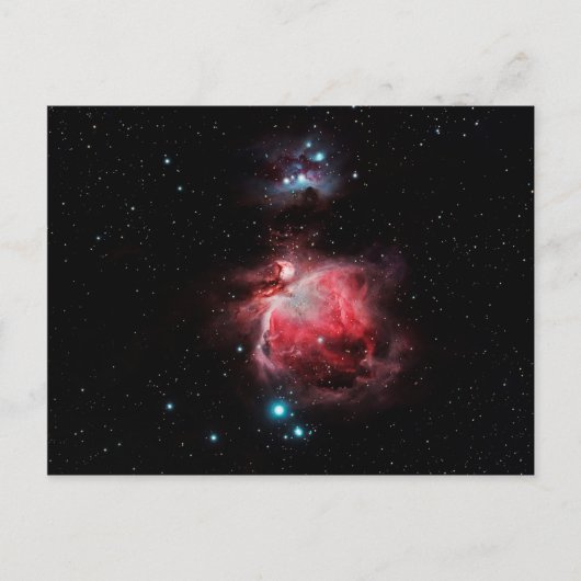 De Grote Nebula in Orion Briefkaart (Voorkant)