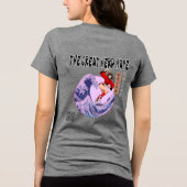 De Grote Nerdgolf Tri-Blend Shirt (Achterkant)