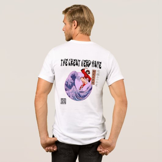 De Grote Nerdgolf Tri-Blend Shirt (Achterkant volledig)