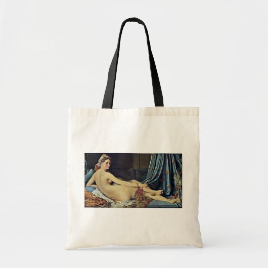 De Grote Odalisque, door Ingres Jean Auguste Domin Tote Bag (Voorkant)