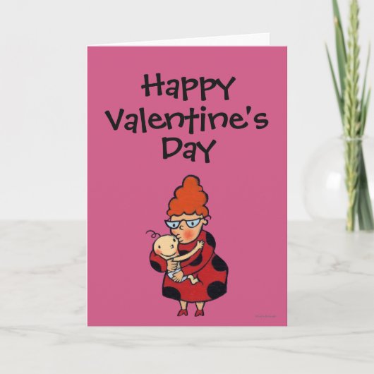 De grote Omhelzingen van het Hallo van Tante in Feestdagen Kaart (Voorkant)