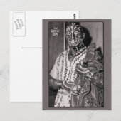 De grote Omi Circus Performer-kaarten Briefkaart (Voorkant / Achterkant)