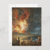 De grote onderbreking van Mt. Vesuvius Briefkaart (Voorkant / Achterkant)