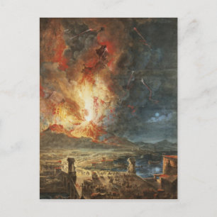 De grote onderbreking van Mt. Vesuvius Briefkaart