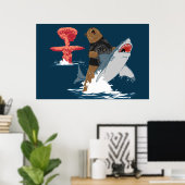 De Grote Ontsnapping - beer haaiencavalerie Poster (Thuiskantoor)