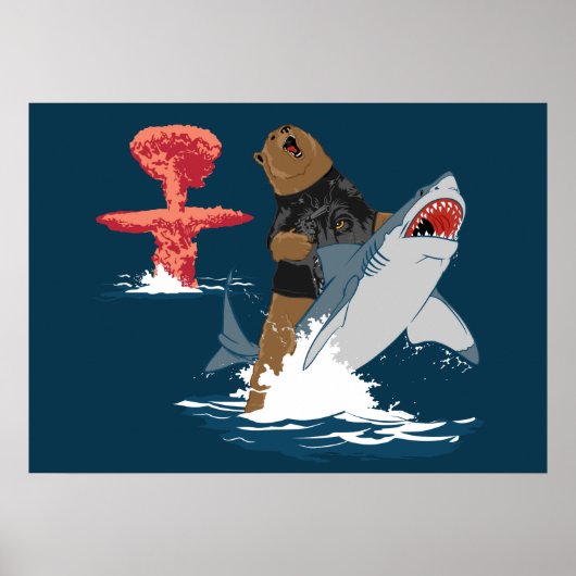 De Grote Ontsnapping - beer haaiencavalerie Poster (Voorkant)