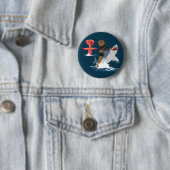 De Grote Ontsnapping - beer haaiencavalerie Ronde Button 5,7 Cm (In situ)