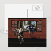 De grote ontsnapping briefkaart (Voorkant / Achterkant)