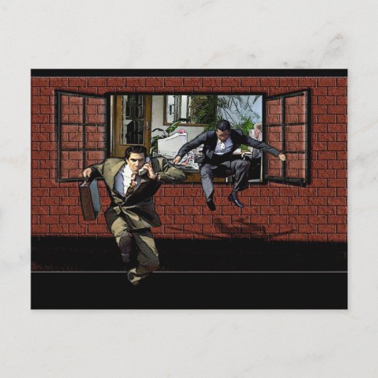 De grote ontsnapping briefkaart (Voorkant)