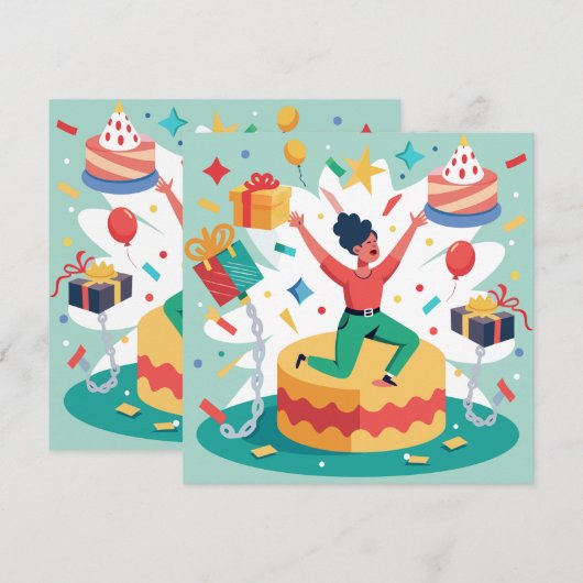 De grote ontsnapping kaart (Voorkant / Achterkant)