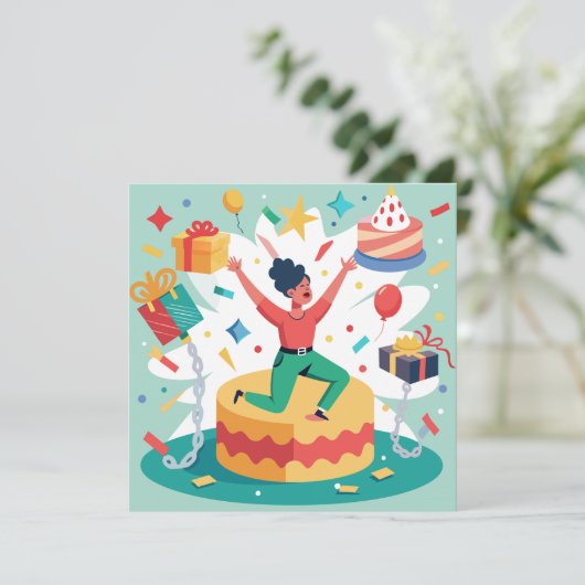 De Grote Ontsnapping Kaart (Staand voorkant)