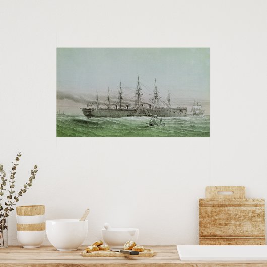 De Grote Oosterse Elektrische Kabel Poster (Keuken)