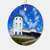 De grote Orme loopt. Keramisch Ornament (Links)