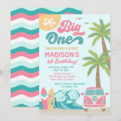 De grote overwinning overtreft Surf 1e verjaardag Kaart (Voorkant / Achterkant)