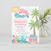 De grote overwinning overtreft Surf 1e verjaardag  Kaart (Staand voorkant)