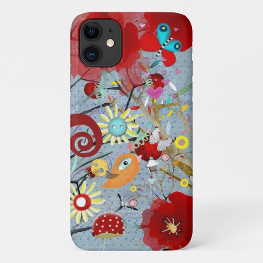 De grote papaverij Case-Mate iPhone case (Achterkant)