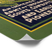 De grote Pawnee Bill Shows, Circus Poster (Hoek)