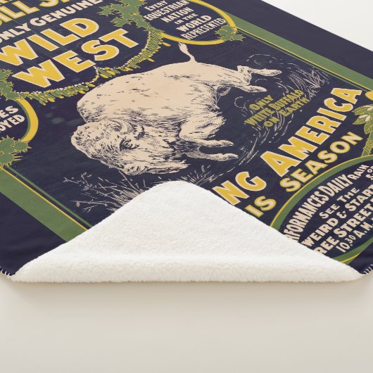 De grote Pawnee Bill Shows,  Circus Poster Sherpa Deken (3/4)