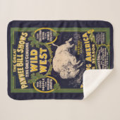 De grote Pawnee Bill Shows,  Circus Poster Sherpa Deken (Voorkant (horizontaal))