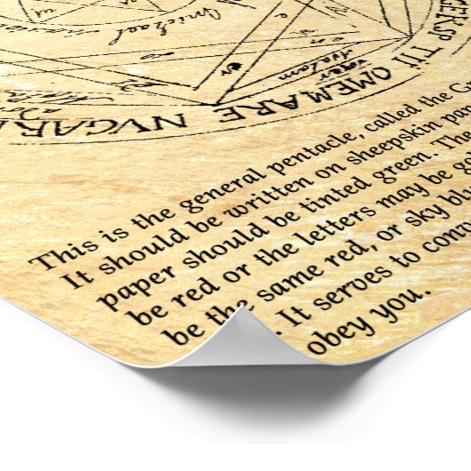 DE GROTE PENTACELAEMTHEMA'S POSTER (Hoek)