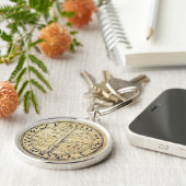 De Grote Pentacle Sleutelhanger (Zijkant)