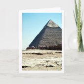 De Grote Piramide van Gizeh, Caïro, Egypte Kaart (Voorkant)