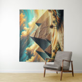 De Grote Piramides van Giza Egypte Reizen Wandkleed (In situ)