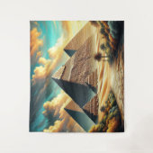 De Grote Piramides van Giza Egypte Reizen Wandkleed (Voorkant)