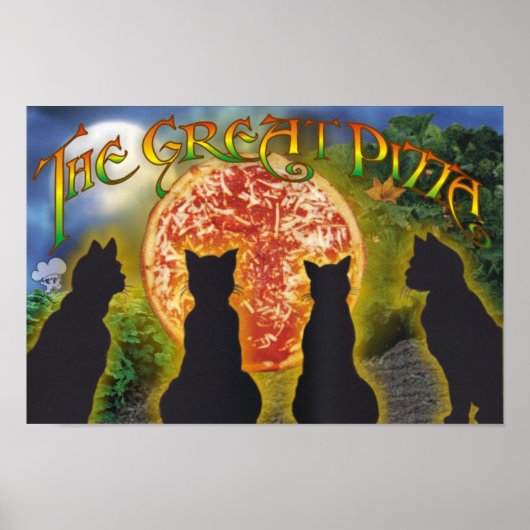 De Grote Pizza Poster (Voorkant)