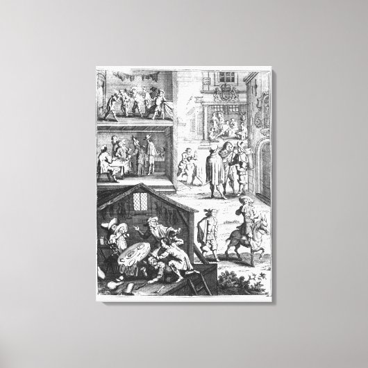 De Grote Plague Canvas Afdruk (Voorkant)
