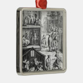 De Grote Plague Metalen Ornament (Rechts)