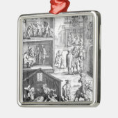 De Grote Plague Metalen Ornament (Links)