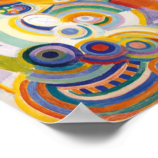 De Grote Portugees van Robert Delaunay Poster (Hoek)