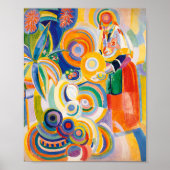 De Grote Portugees van Robert Delaunay Poster (Voorkant)