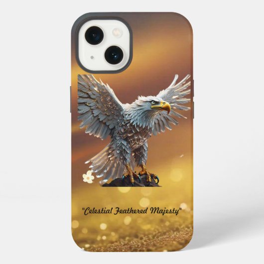 "De grote pose van de adelaar" iPhone Hoesje (Achterkant)