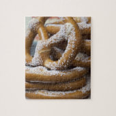 De grote pretzels van de New Yorkse straatverkoper Legpuzzel (Verticaal)