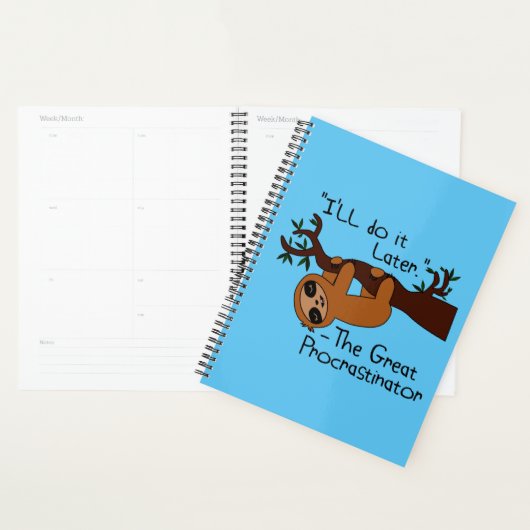 De grote procrastinator planner (Display)
