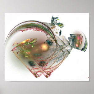 De grote Puffin Nebula Poster