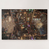 De Grote Puzzelkamer | Fantasie Bibliotheek Legpuzzel (Horizontaal)