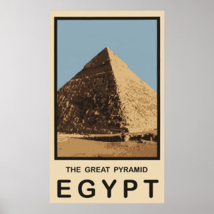 De Grote Pyramide Egypte Poster