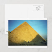 De Grote Pyramide van Giza Briefkaart (Voorkant / Achterkant)